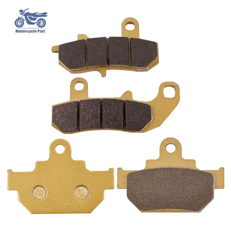 Motorcycle Front and Rear Brake Pads For Suzuki DR600 DR 600 RK (SN41A) (Rear disc model) 1989