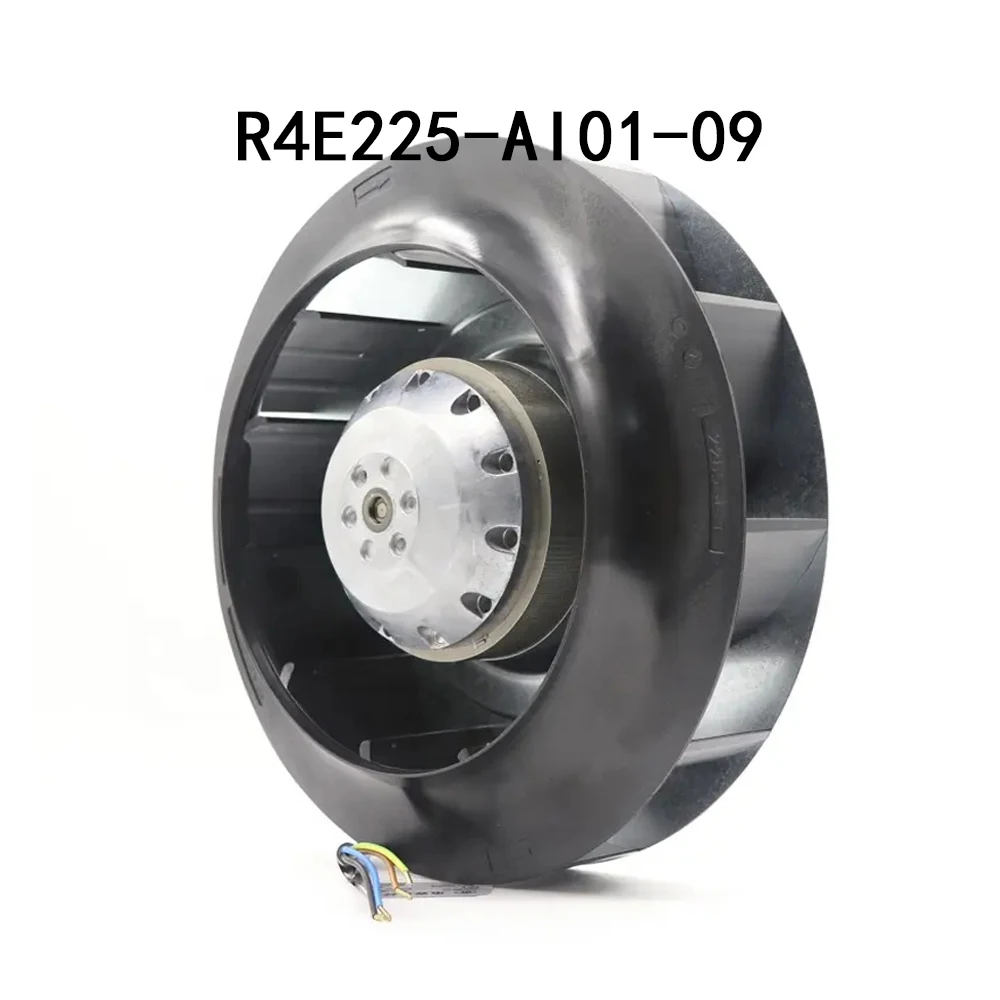 Industrial Centrifugal Fan 230VAC 40/50W φ225MM R4E225-AI01-09 radiator High-Airflow inverter control