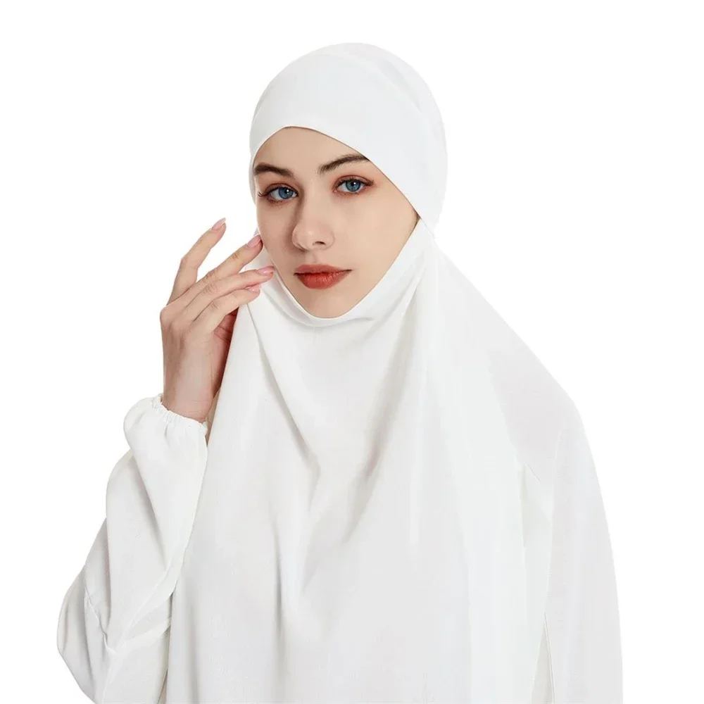 2pcs Muslim Set Women Hooded Khimar Islam Prayer Garment Robe Hijab Dress Niqab Abaya Nikab Skirt Ramadan Eid Djellaba Jalabiya
