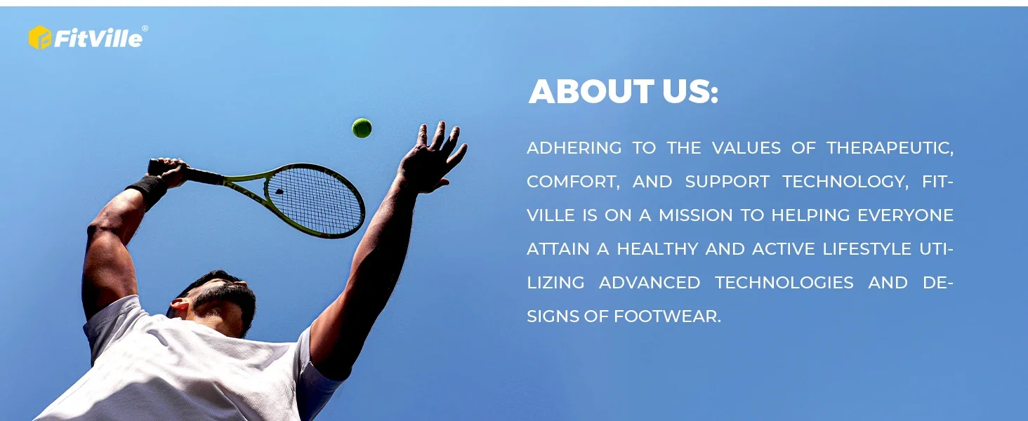 FitVille Herren-Tennisschuhe, bequeme Pickleball-Schuhe für Herren, atmungsaktive Freizeit-Sport-Sneaker, rutschfeste Fußgewölbestütze – Detail 8