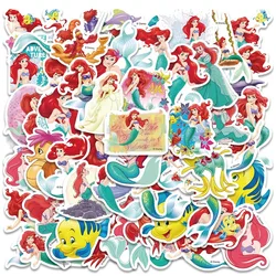 10/30/50pcs Disney The Little Mermaid Ariel Princess Stickers Aesthetic Graffiti Decal For Kid Laptop Luggage Skateboard Sticker