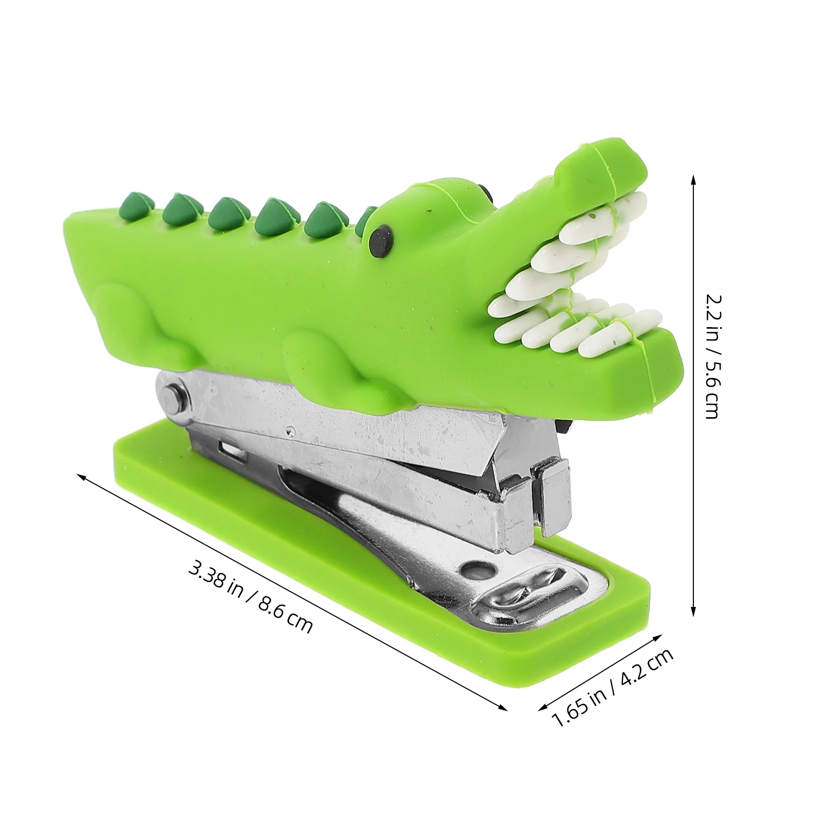 Cute Mini Stapler Student Stationery Pad Stainless Steel Small Desk Organizer for Office