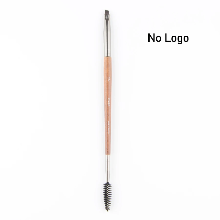 1 piece #274 Dual-ended Angled eyebrow Eye lash brush Makeup brush natural wood synthetic hair Professional Make up tool