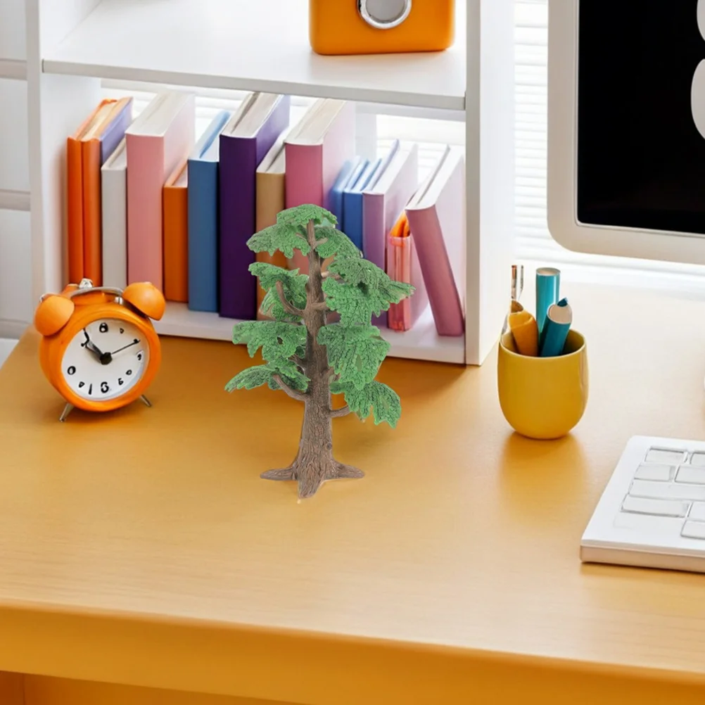 

2Pcs Realistic Fake Small Trees Fine Craftsmanship Micro Landscape Decor for Dollhouse Scene Indoor Decoration Natural Touch