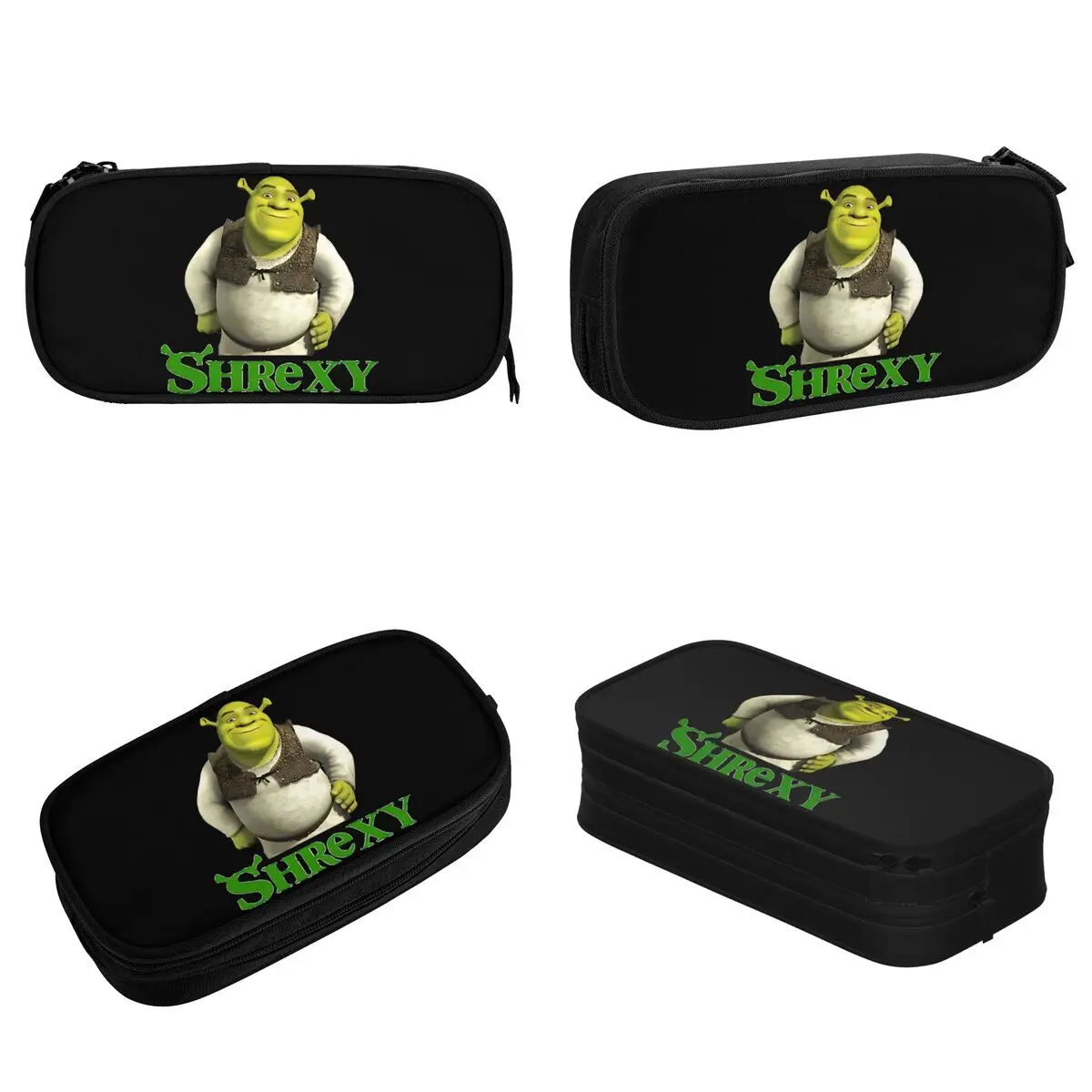 Shrexy Shreks Pencil Case Pen Box Bag Student Big Capacity School Supplies Zipper Pencil Pouch