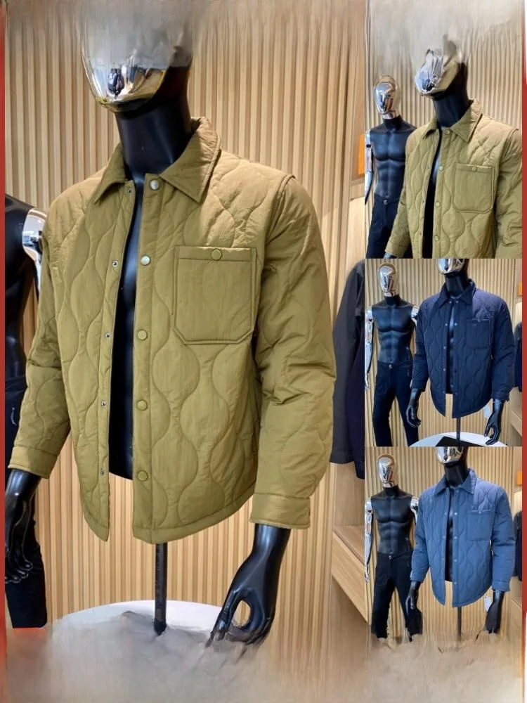 

Модный мужской хлопковый тюнер с тепловой тыквой, стеганая водонепроницаемая осенне-зимняя верхняя одежда irt Sle, подходит для молодежного тренда