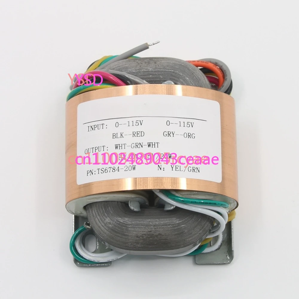 1pcs 20W （20VA） copper R-core audio transformer dual 6V/9V/12V/15V/18V/24V for choose