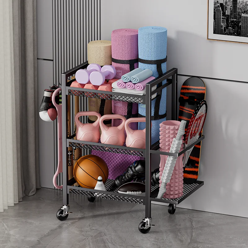 Ball storage box, rolling spor - Sports Equipment Garage Storage review and price