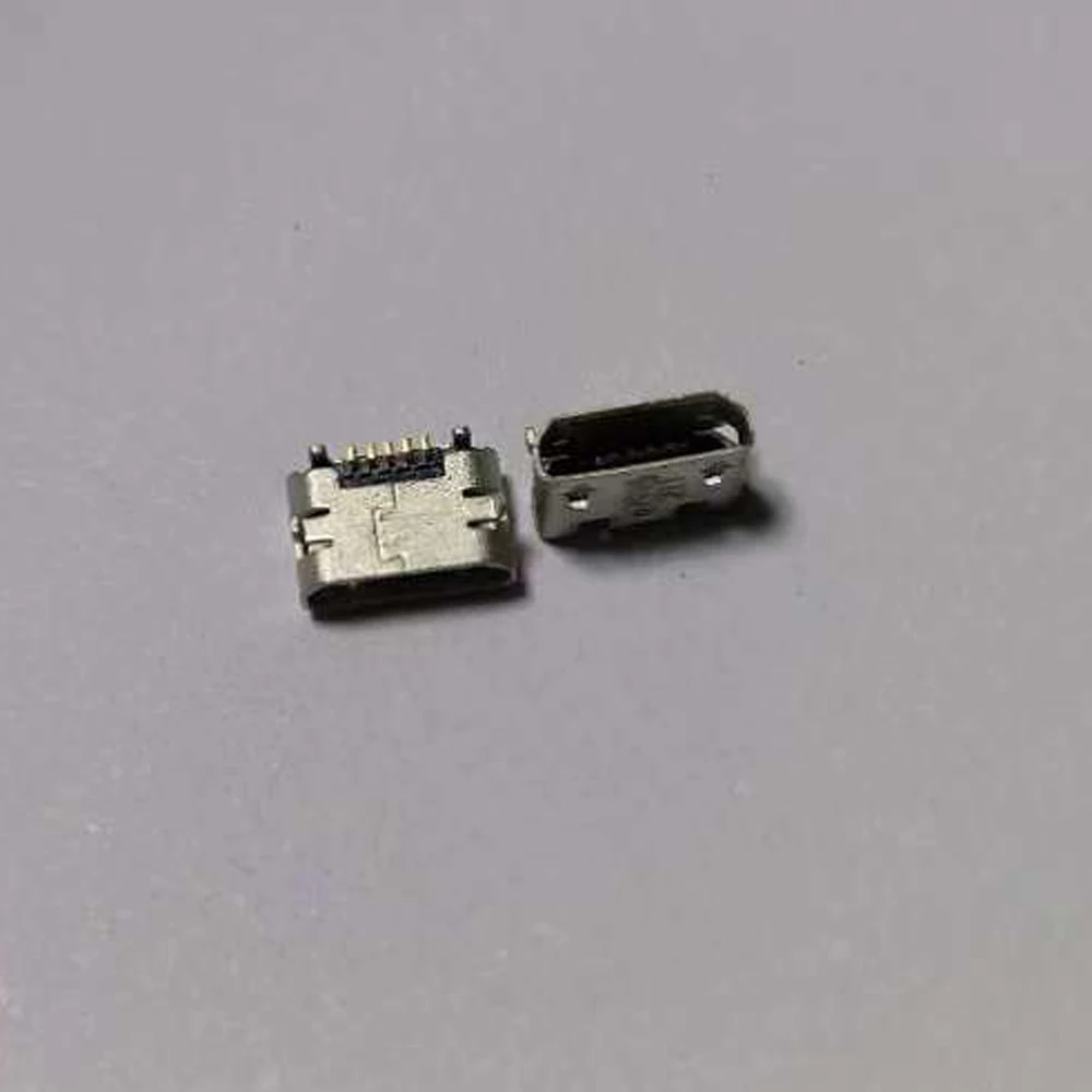 

USB 2.0 Flat Port Connector Horizontal Female Seat TYPE-C Tail Plug Interface 5PIN Elderly Machine Interface Repair Parts