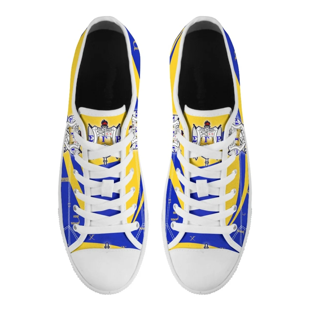 Sapatos de lona unissex com padrão Sigma Gamma Rho, tênis respirável para viagens ao ar livre, leve e clássico, Low Top, Brand Design, novo