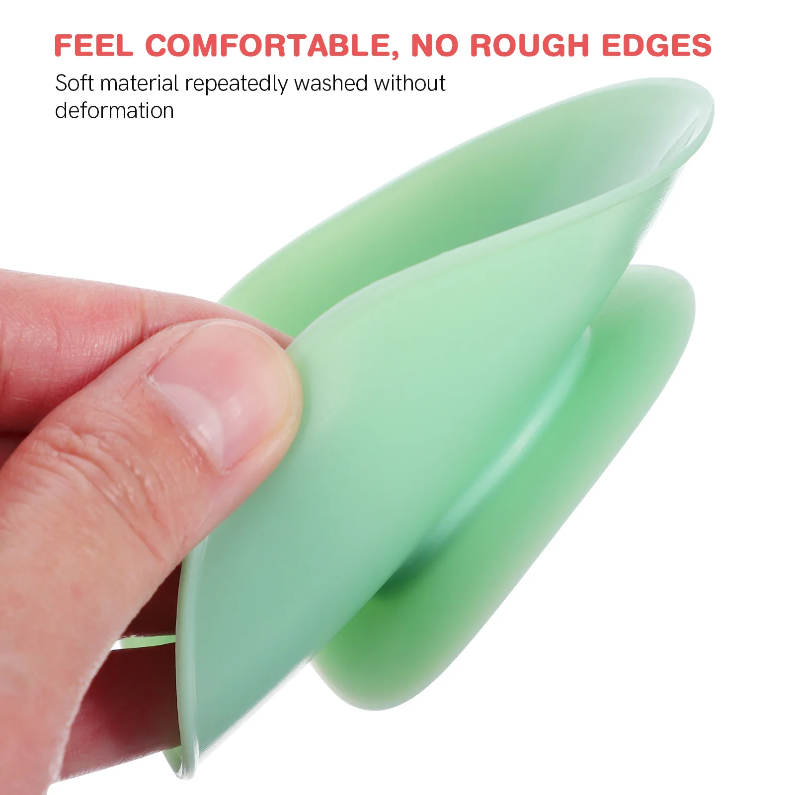 

3Pcs Silicone Tableware Suckers Suction Pads Non-Deformable Elderly Plate Fixing Pads Reusable Baby Dish Bowl Holders