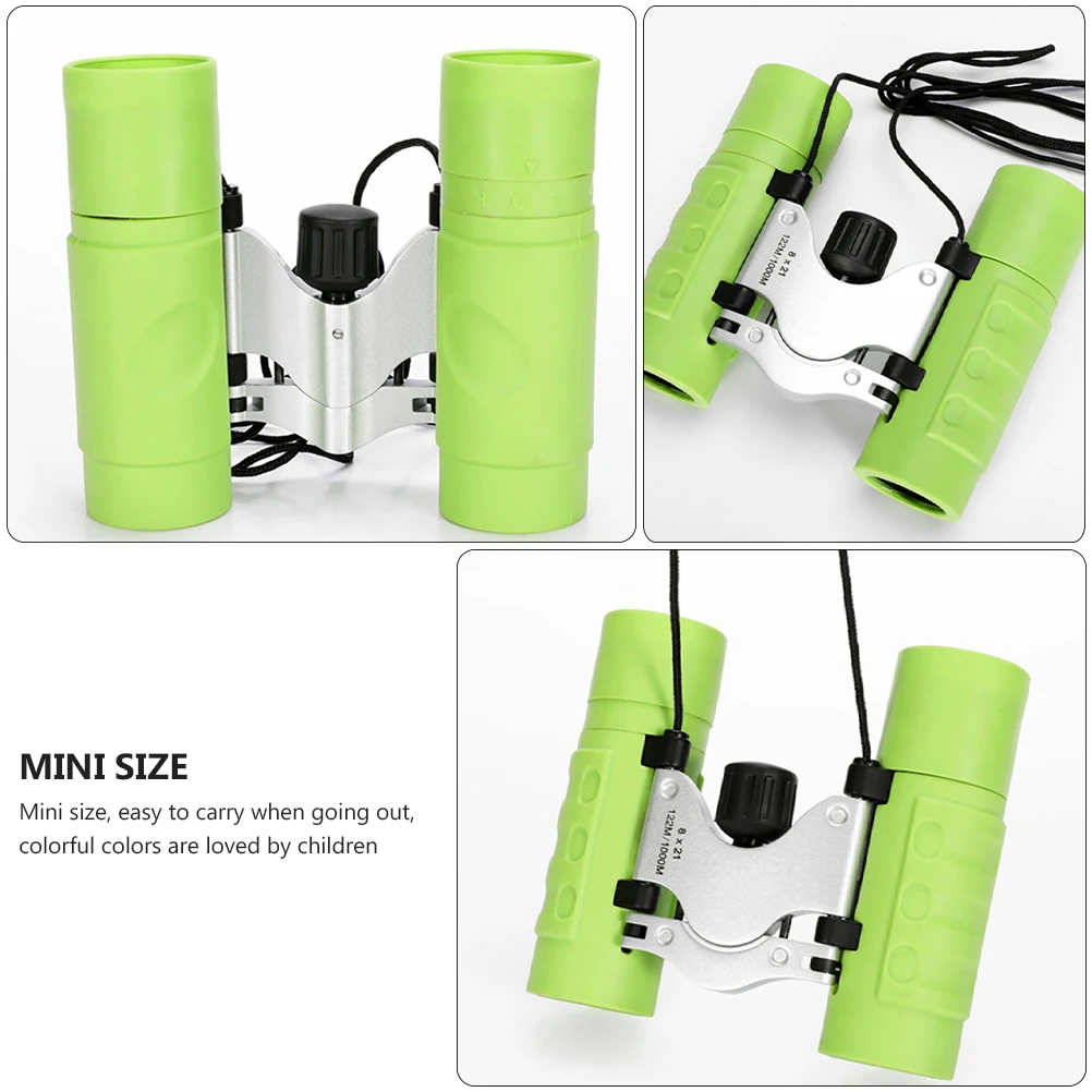 

High power Telescope Children Kids Portable High definition Dual tube Outdoor Mini FMC Coating Adjustable Wide Field