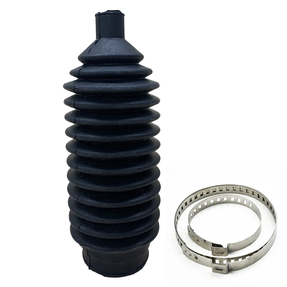 1 Set  Silicone Power Steering Rack And Pinion Bellow Boot With Clamps Kits Car Silicone Maintenance Tool