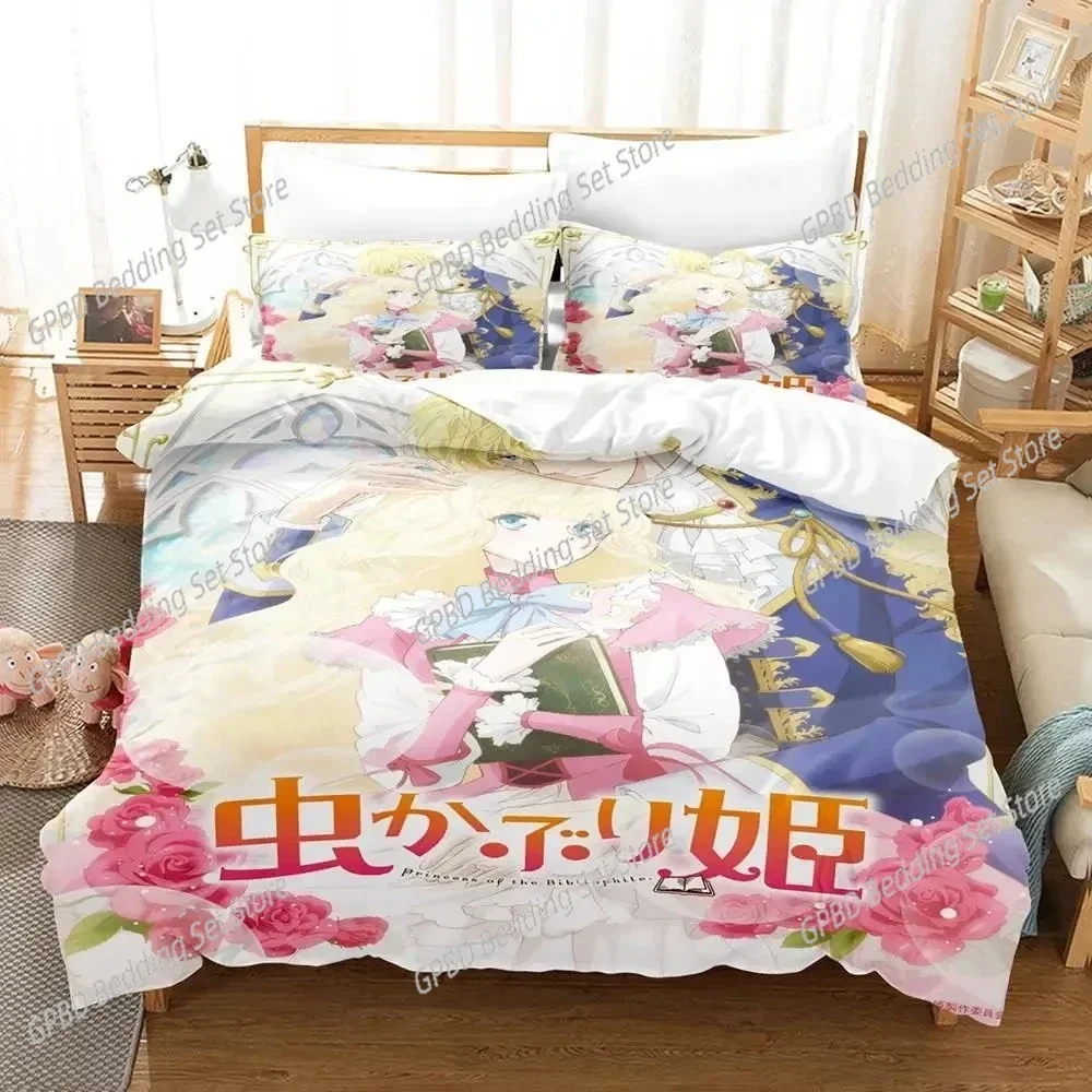

Anime Bibliophile 3D NEW Duvet Cover Pillowcase Bedding Set Adult Boy Girl Bedroom Decoration Children Single Double Large