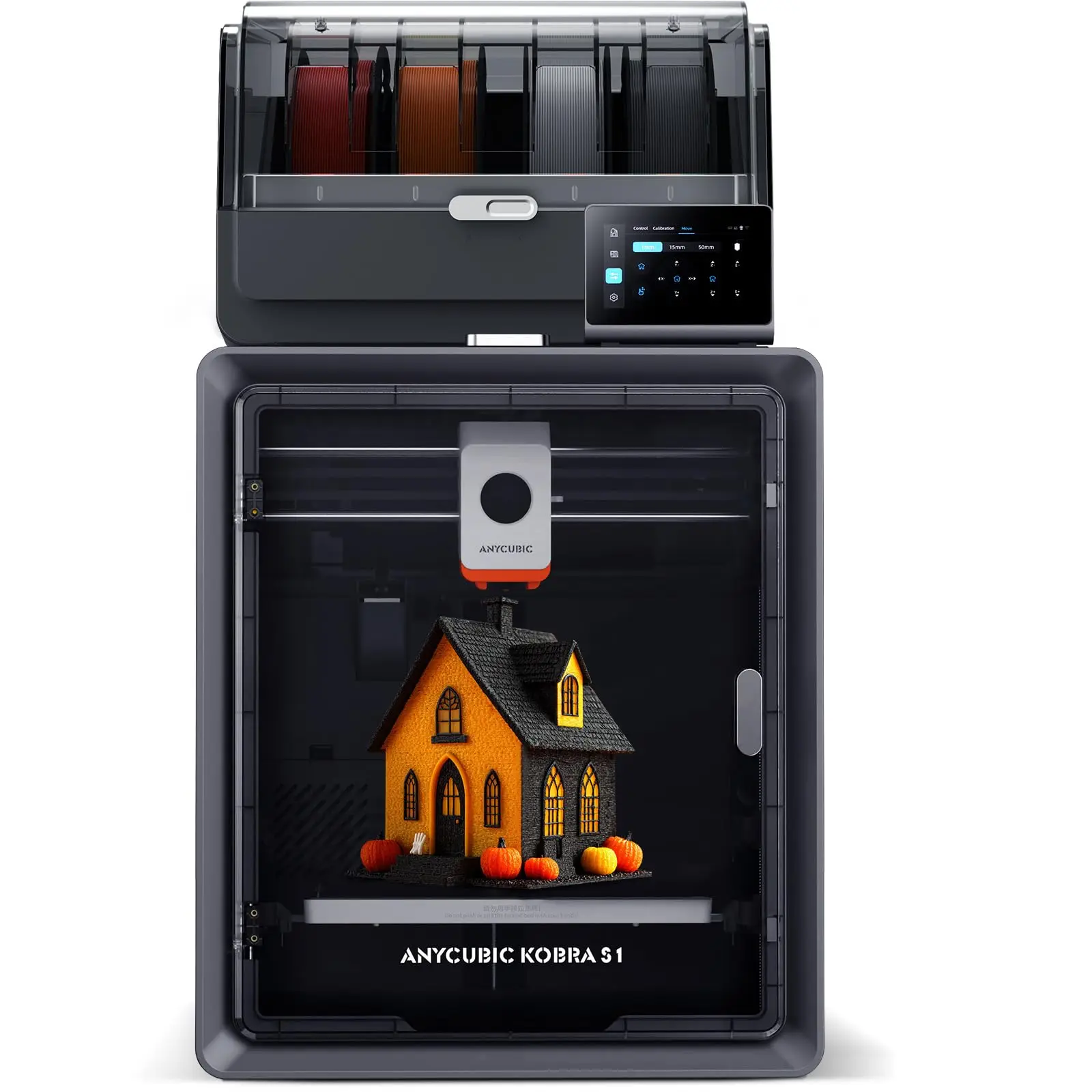 Anycubic Kobra S1 Combo Multi-Color 3D Printer 600mm/s Fast Printing,Auto Calibration,High Precision,Core XY Stable Structure