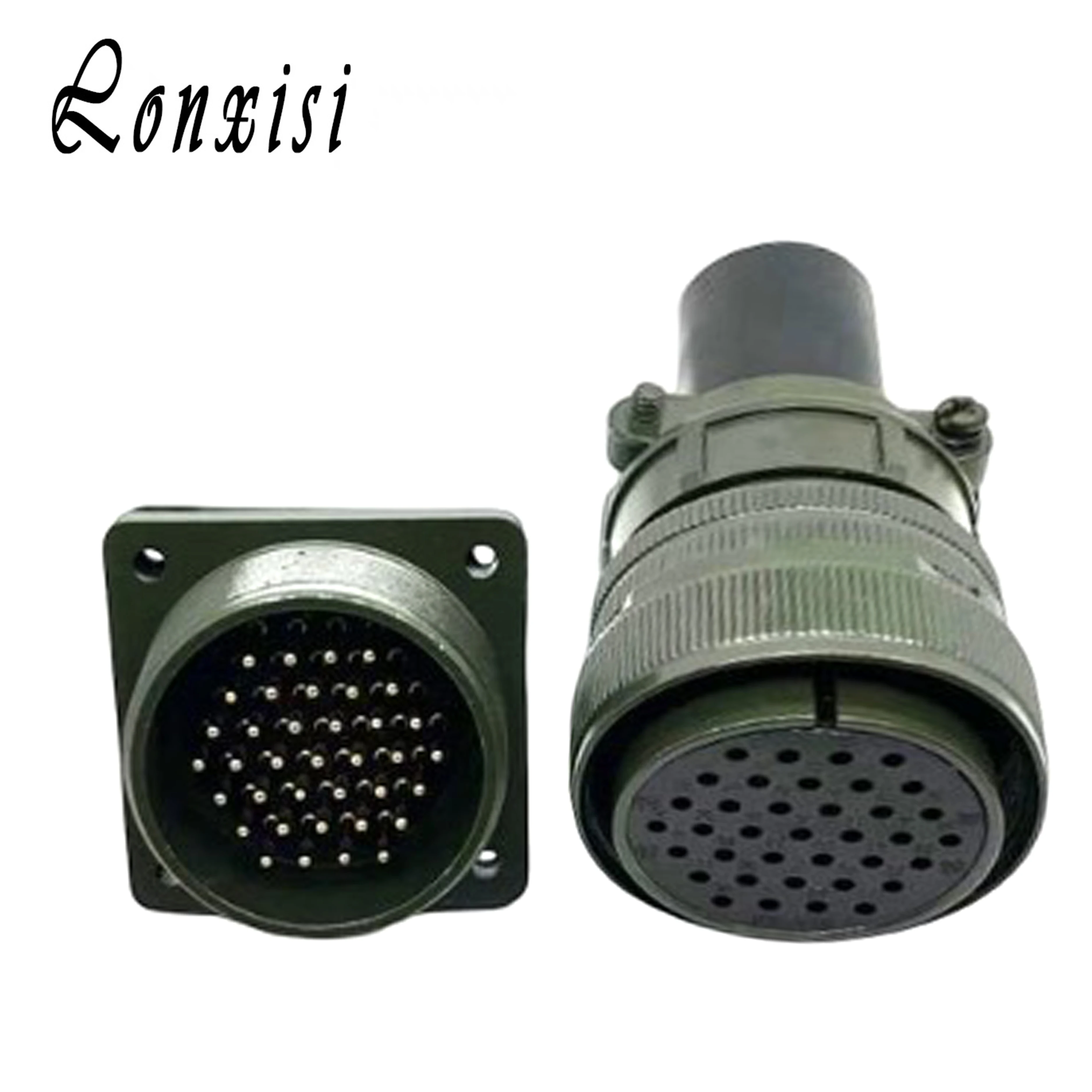 

1 Set 37 Pin MS3106A-28-21S/P MS3102A-28-21S/P Aviation Male Female Plug Wiring Connector Socket MS5015 Series Plug