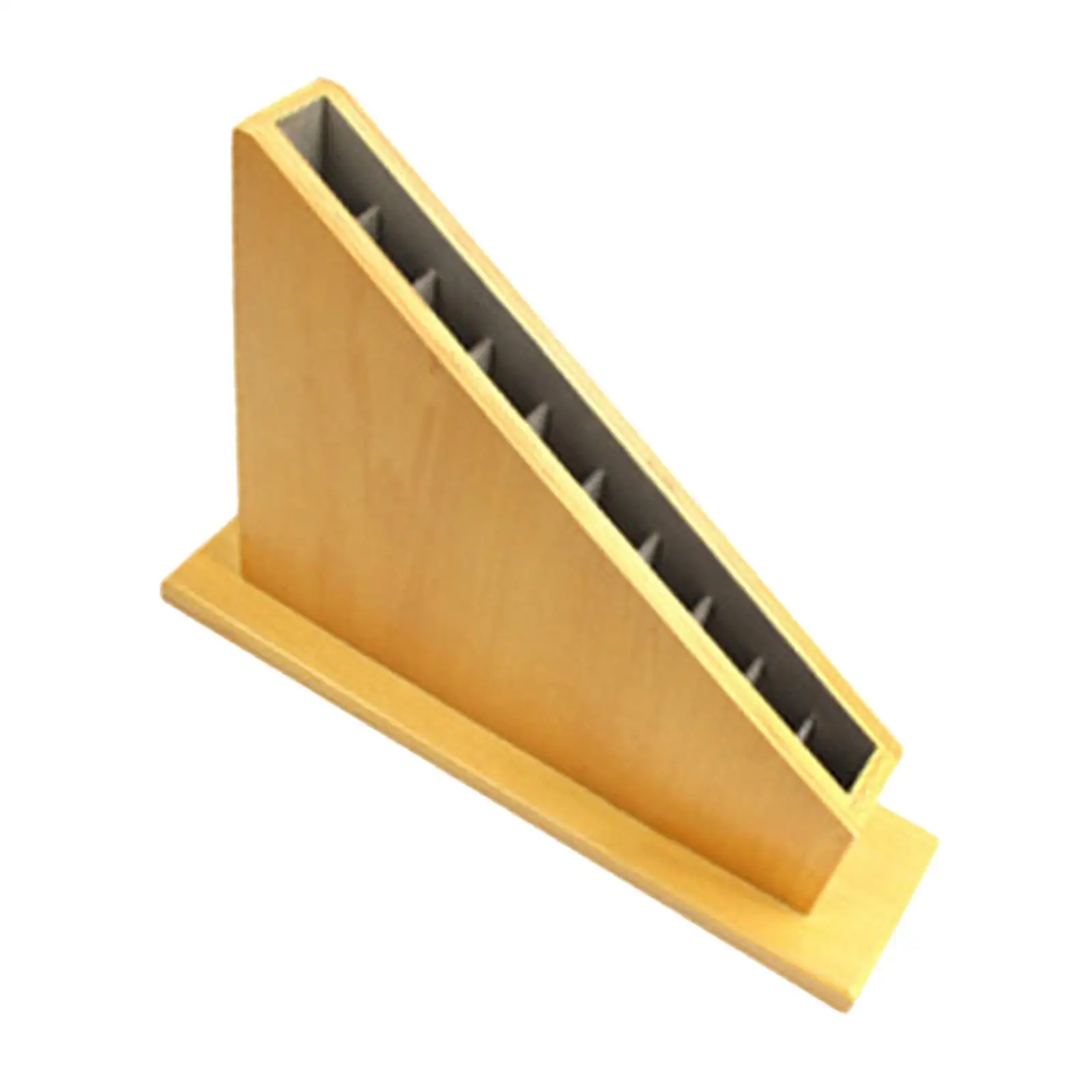 Wood Montessori Rods Holder Digital Math Number Rods Teaching Aids Counting Subtraction Long Sticks Base for