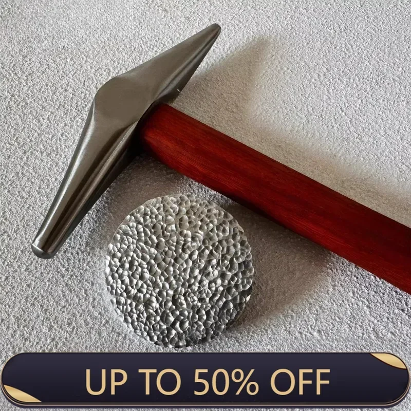 Hand Forging Silversmith Texturing Hammer Professional Jewelry Tool Double-ended Hammer Wooden Handle Small Size Hand Tools