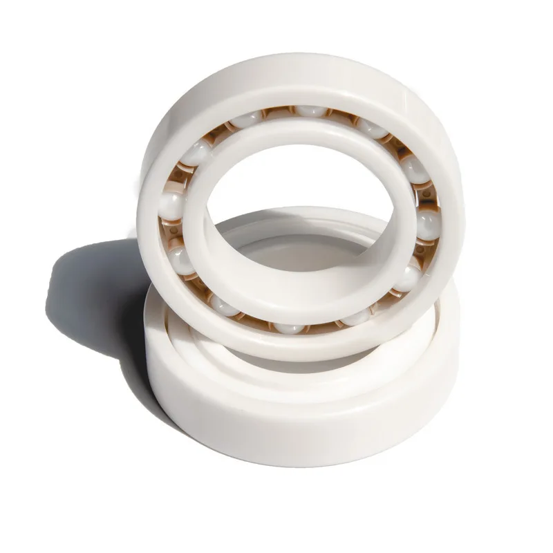 1pcs 608 6000 6001 6002 6003 6004 6005 6006 6007 6008 6009 6010 Zirconia With CageDouble Sided Sealed Full Ball Ceramic Bearing - Image 4