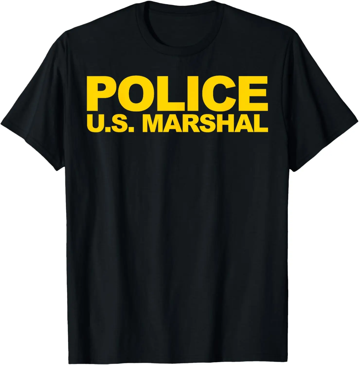 U.S. Marshal Police Law Enforcement T-Shirt,Crew T-shirt