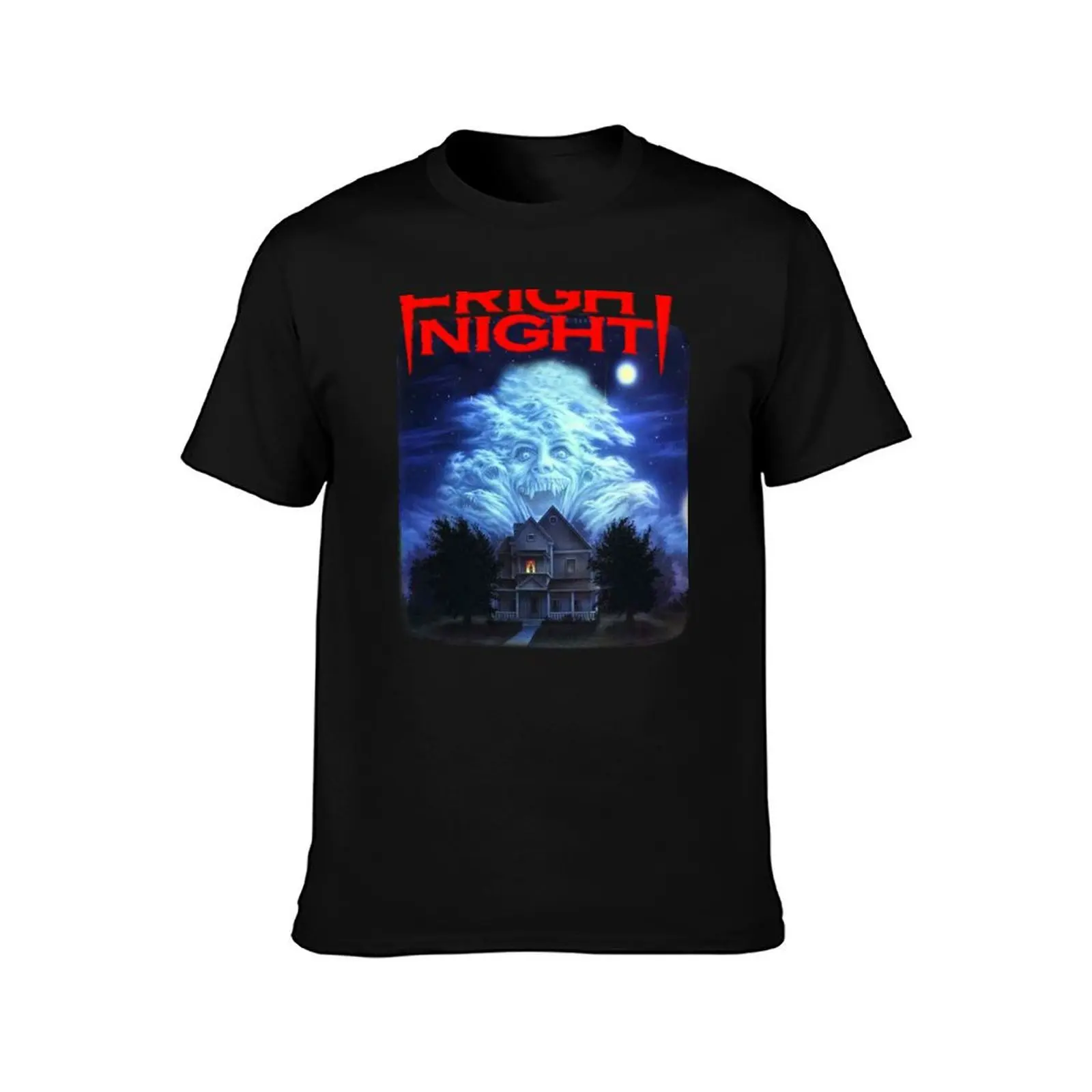 Fright Night (Grunge) Transparent T-Shirt Summer Casual Cotton Tee Oversized Streetwear Tops Vintage Graphic Print
