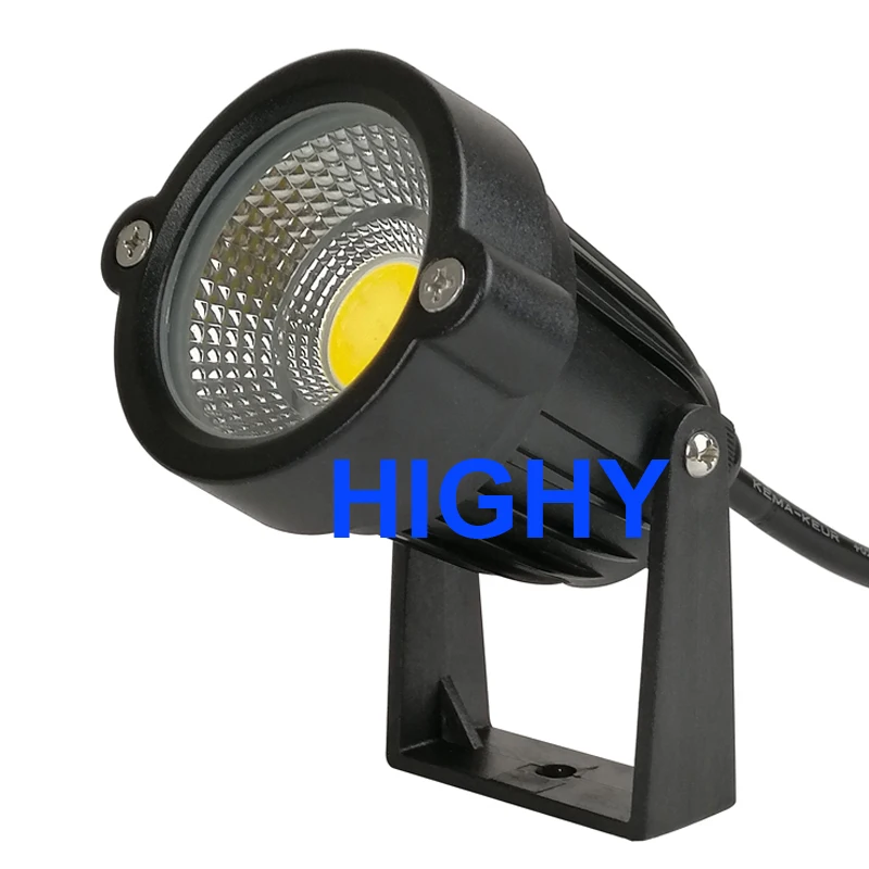 2PCS new Garden Lights Outdoor LED Waterprof Lawn Lamp 220V110V12V 5W Landscape Spike Bulb IP65 Pathway Garden Yard Spotlight