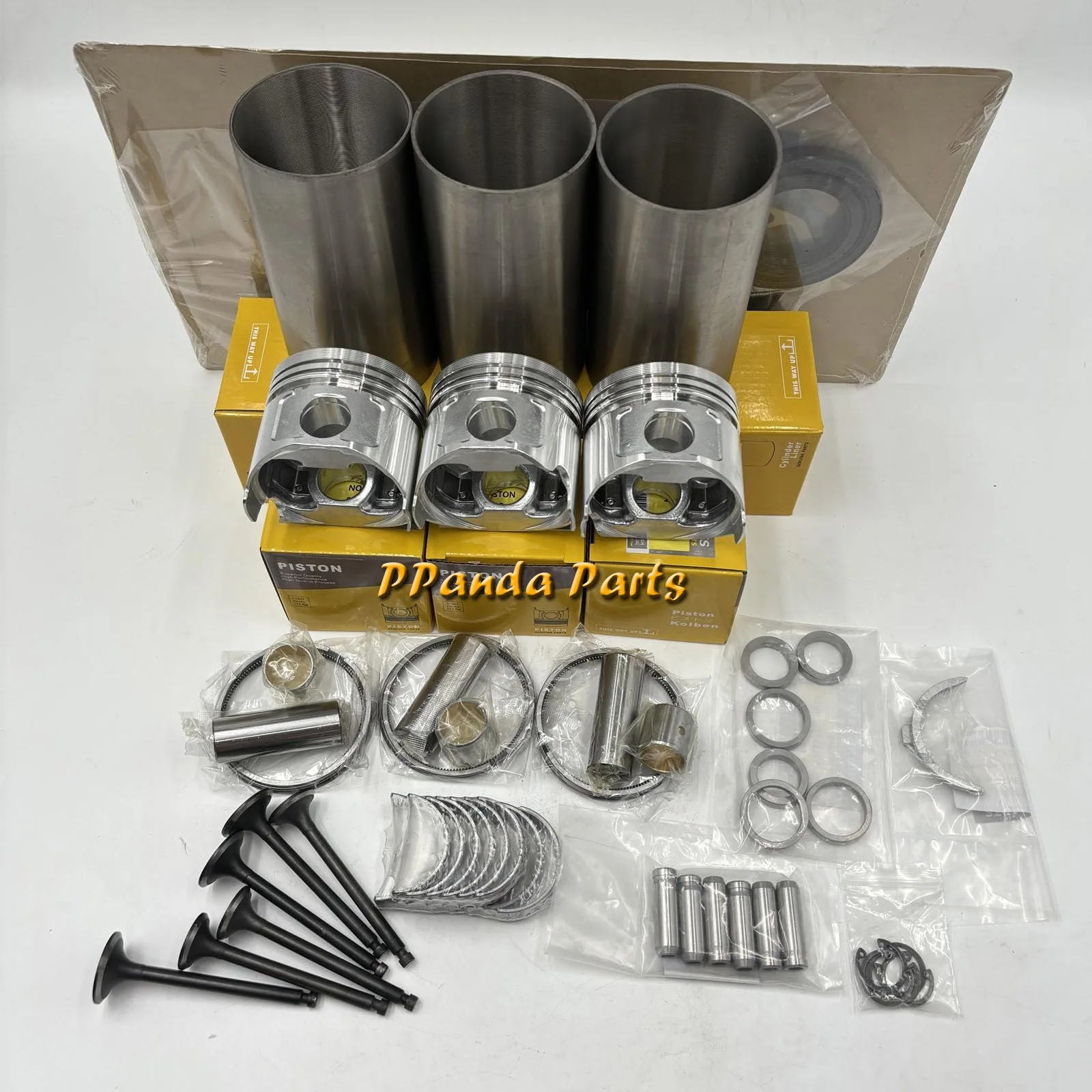 

New D1005 Overhaul Rebuild Kit With Piston Rings Gaskets For Kubota