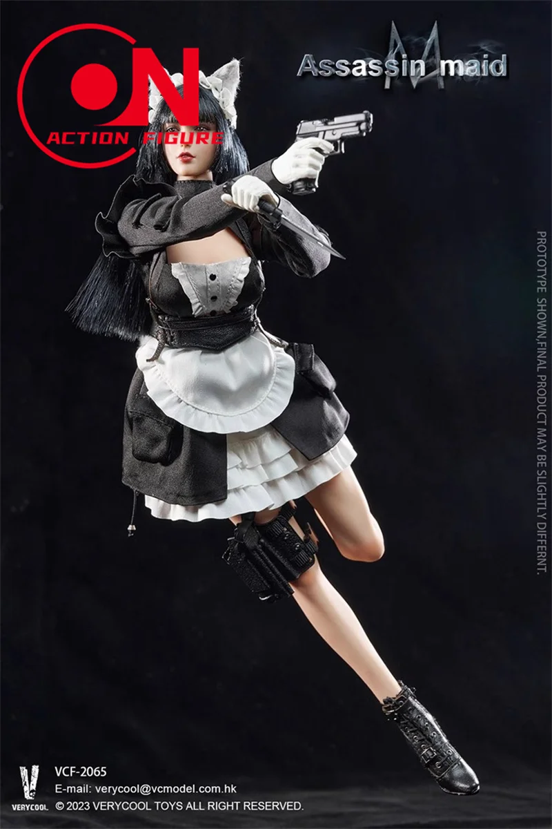 2025 Q1 VERYCOOL VCF-2065 1/6 Assassin Maid Michelle Action Figure 12-inch Female Medical Silicone Body Full Set Collectible Toy