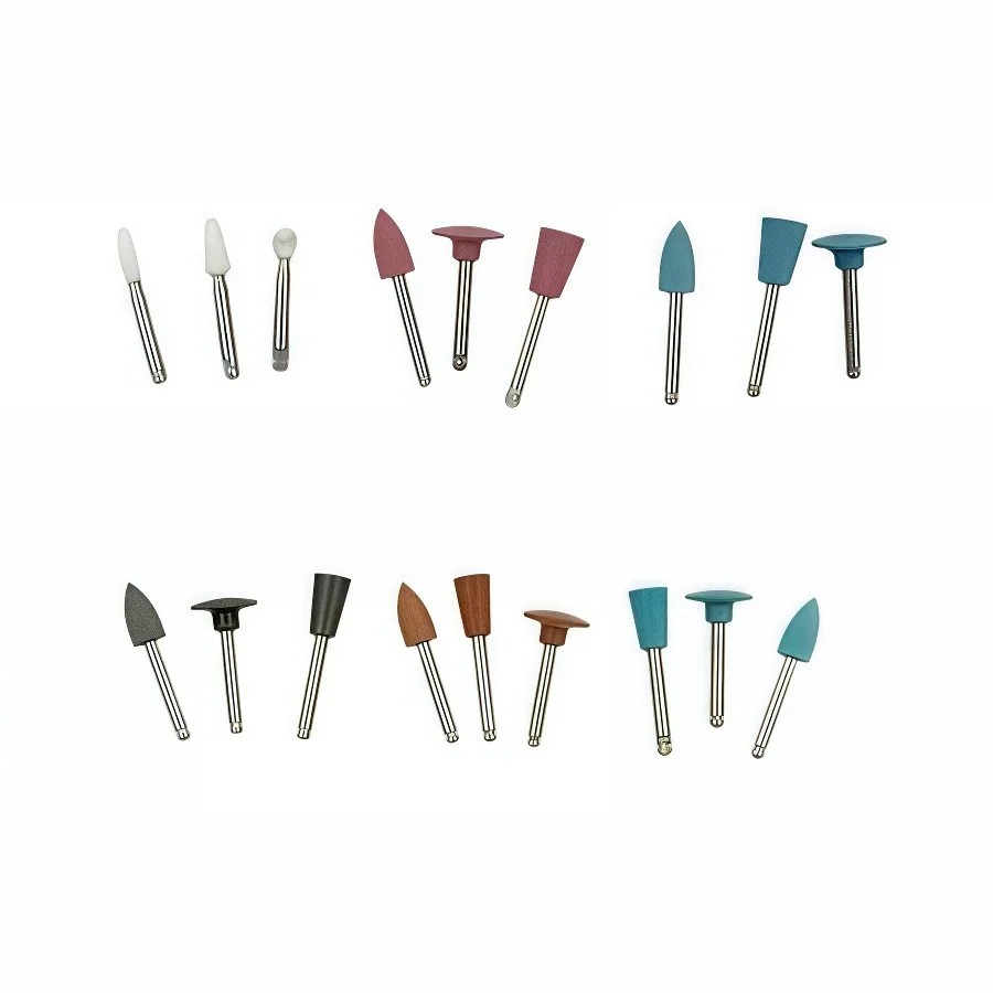 RA0309複合樹脂ゴム磁器歯研磨キット樹脂研磨セット歯科ツール歯科研磨バー キット
