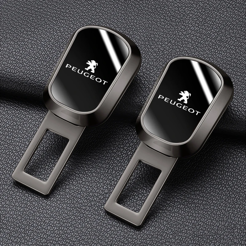 Prise d'extension de ceinture de sécurité de voiture pour KIT, métal miroir, extension de ceinture de sécurité, accessoires de structure de verrouillage, KIT 206 3008 208 308 307 407 508 406