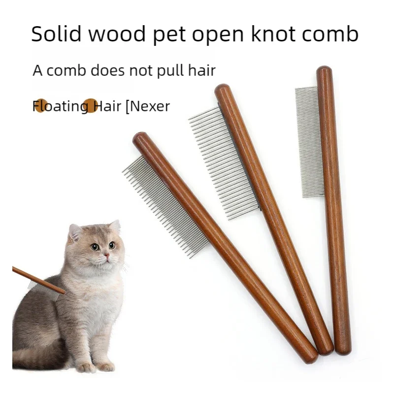 Cat Comb Cat Comb Brush Long Hair Cat Needle Comb Open Knots To Remove Floating Hair Accessories Pet Row Comb