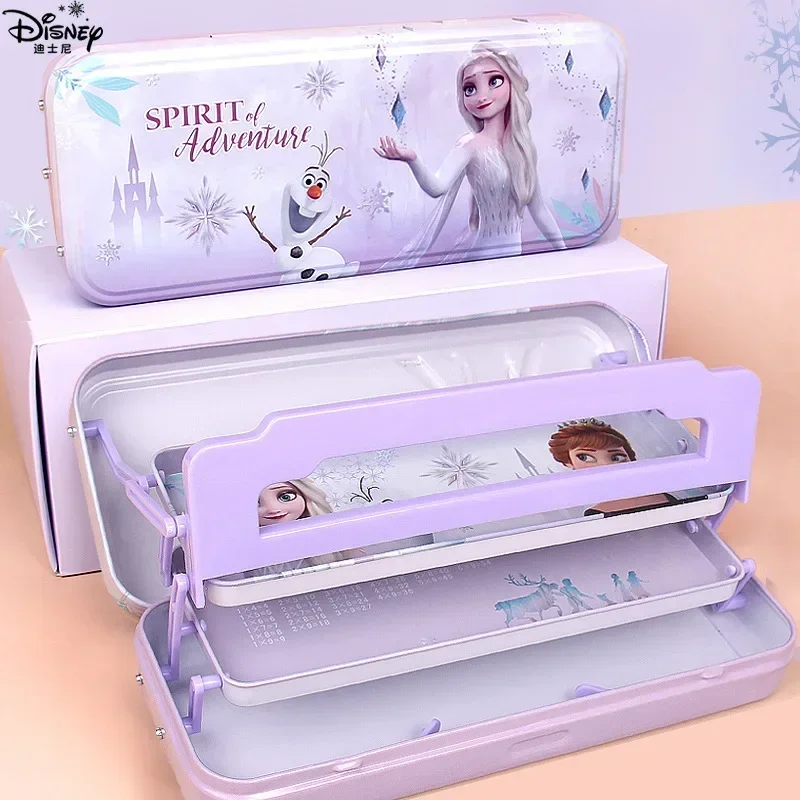 Disney Pixar Cars Etui Kinderen Tationery Box Grote Capaciteit McQueen Auto Driedimensionale Pennenbakje Kleuterschool Cadeau