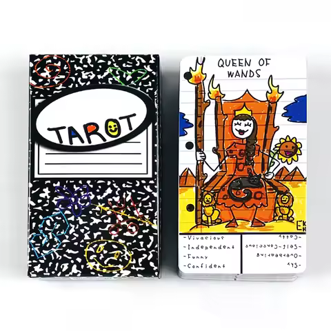 Hot-selling Tarot Cards A 78PCS Tarot Deck Fate Divination Edition Borad Playing Games, Halloween and Christmas Cards Game
