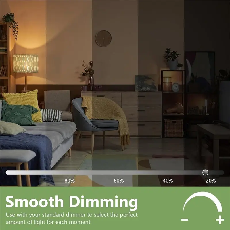 ABGG-Ideal For For Living Room & Bedroom Lighting 5000K Daylight LED Light Bulbs