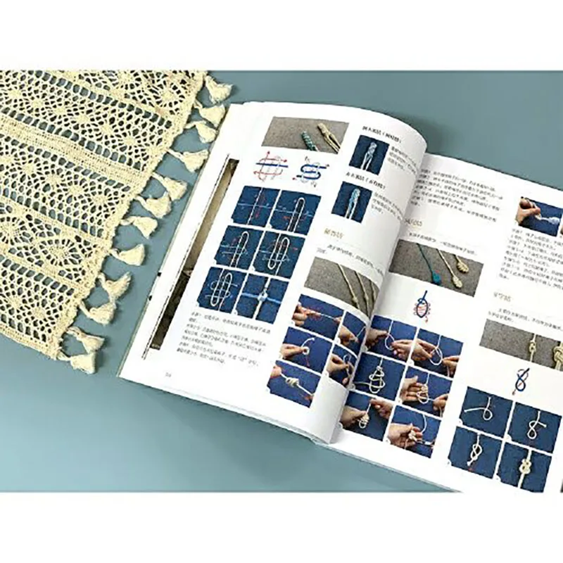 Rope Style Home Decorations: Knots, Pattern Books Home Hand Knitting Instruction Books Pattern Knitting Books