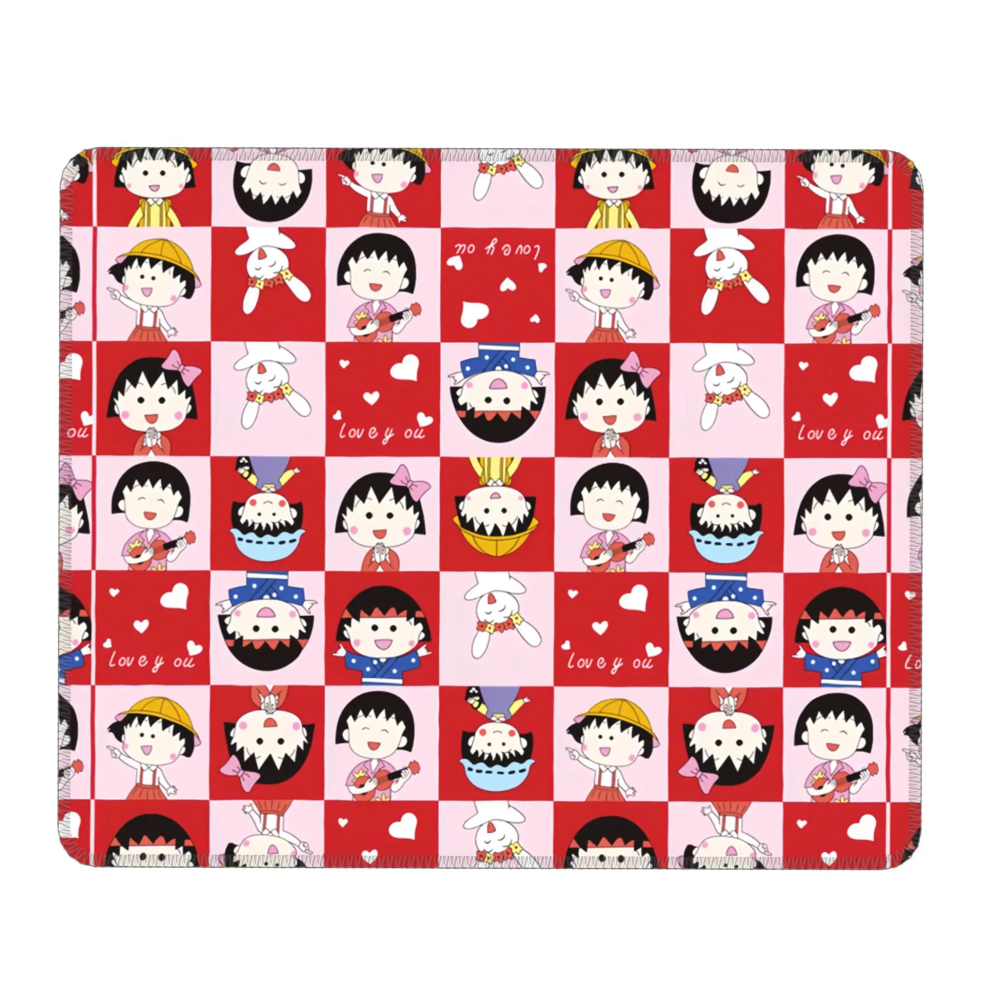 

Chibi Maruko chan printing Universal Anti-Slip mouse pad Various sizes DIY Wear-Resistant Gaming Rubber Mouse Mat
