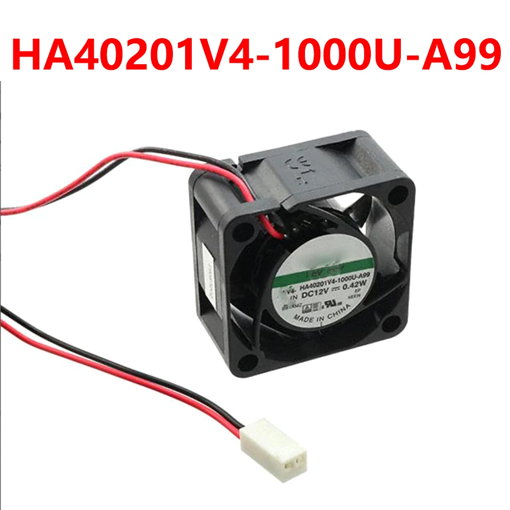 

Cooling Fan HA40201V4-1000U-A99 DC12V 0.42W 4CM 2Lines New