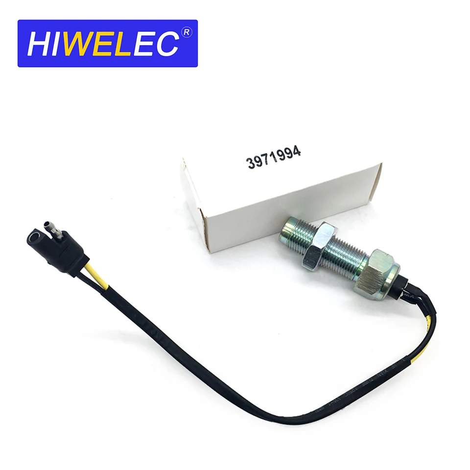 DCEC General Speed Sensor 3971994 M18 Thread Alloy Engine Running RPM Electronic Pickup Sensor Diesel Engine Auto Parts