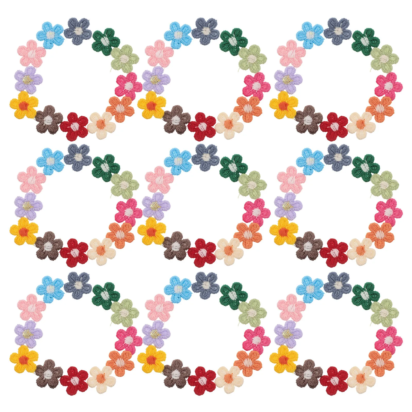 

150Pcs Embroidery Floral Patches Iron on Flower Applique Patch for Sewing on Clothes Bags Shoes Jeans Jackets Accessories