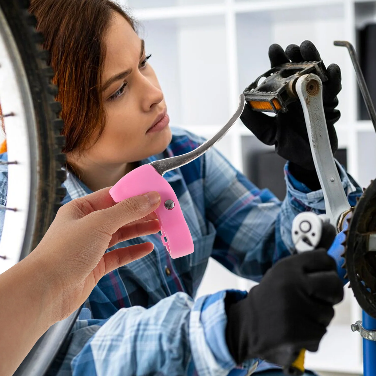 

2pcs Bicycle Brake Lever Durable Mountain Bike Brake Handle For Road Improved Braking Performance Bike Parts Accessories