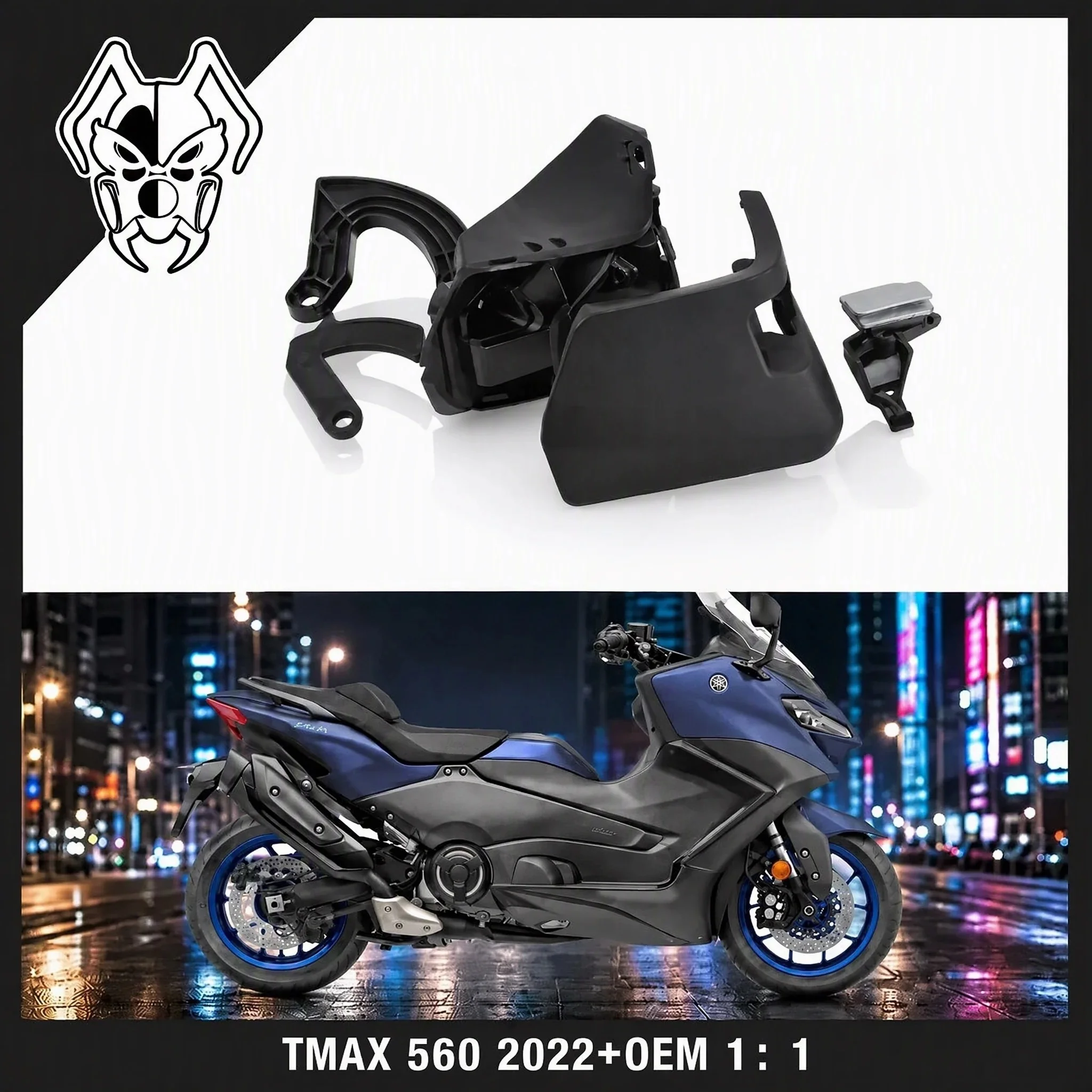MTK For YAMAHA TMAX 560 2022-2025 Motorcycle Right Storage Cover