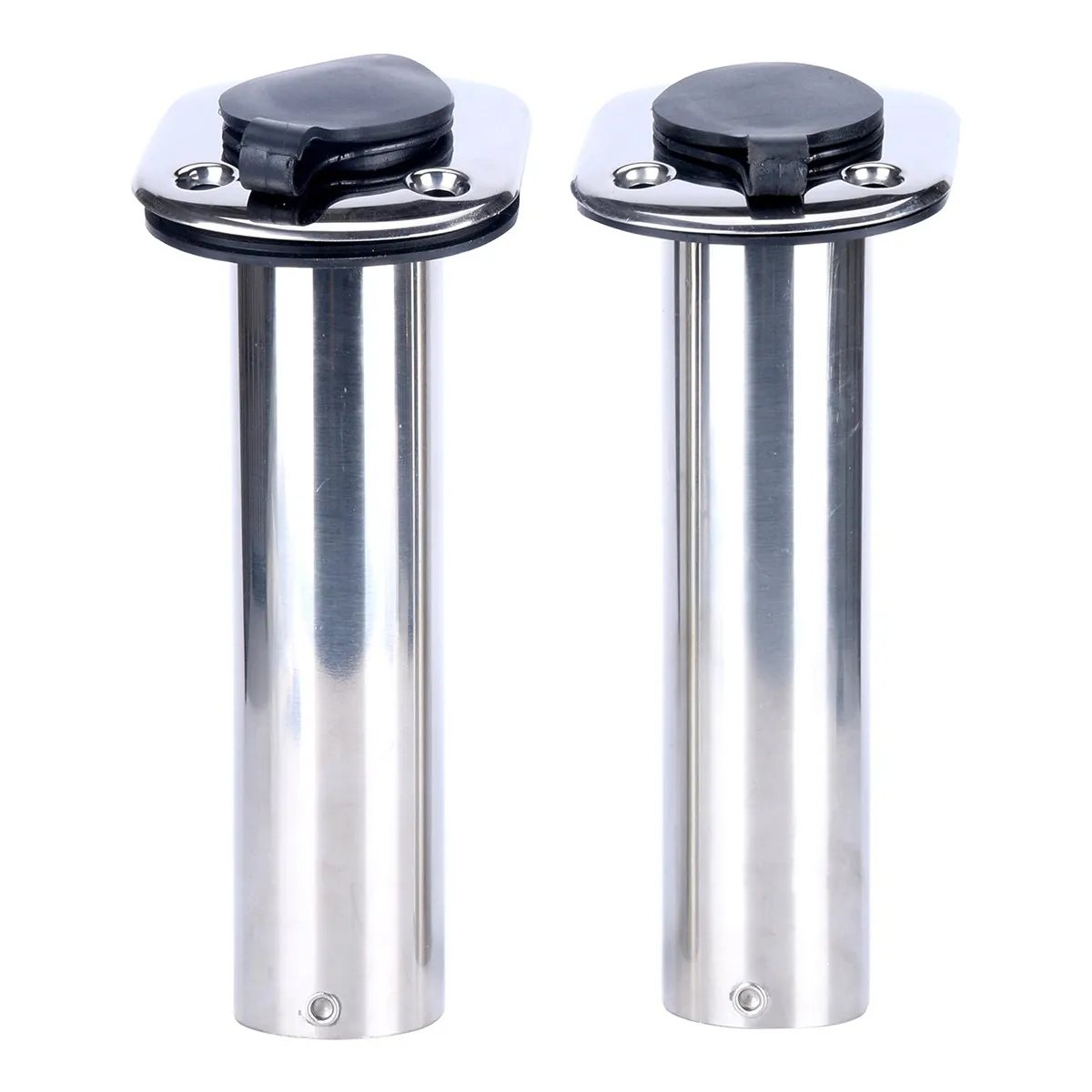 

Stainless Steel Flush Mount Fishing Rod Holder, Boat Accessories, 15 Degree Rod Pod for Marine Boat, 2 Pcs