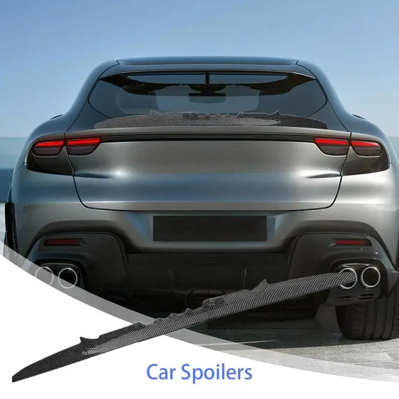 Car Spoiler Shelf Car Folding Tail Wing Double-Moon Cutter Style Automotive Exterior Accessories Rear Trunk Cool Decoration For