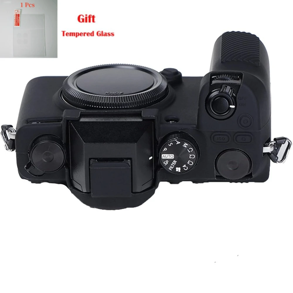 

Silicone Case , Camera Bag Soft Rubber Camera Case Cover For Fujifilm Xs10 Accessories + free tempered film