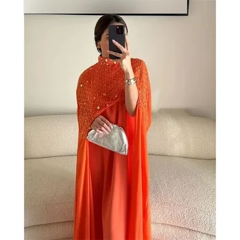 ที่กําหนดเอง 2 ชิ้นชุดราตรีหรูหรา 2024 Elegant Beadings ชีฟองชุดพรรคอย่างเป็นทางการ FBسات