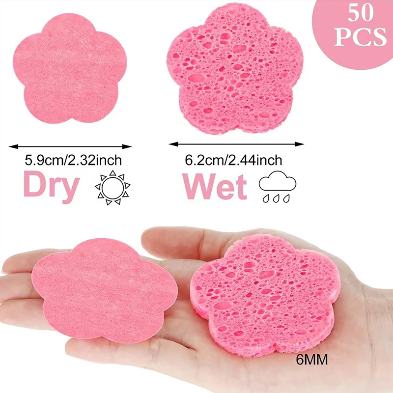 20 قطعة/صندوق إسفنجة الوجه المضغوطة مستحضرات التجميل العلاج المائي الإسفنج سبا منصات الوجه للتنظيف اليومي إزالة ماكياج التقشير #3