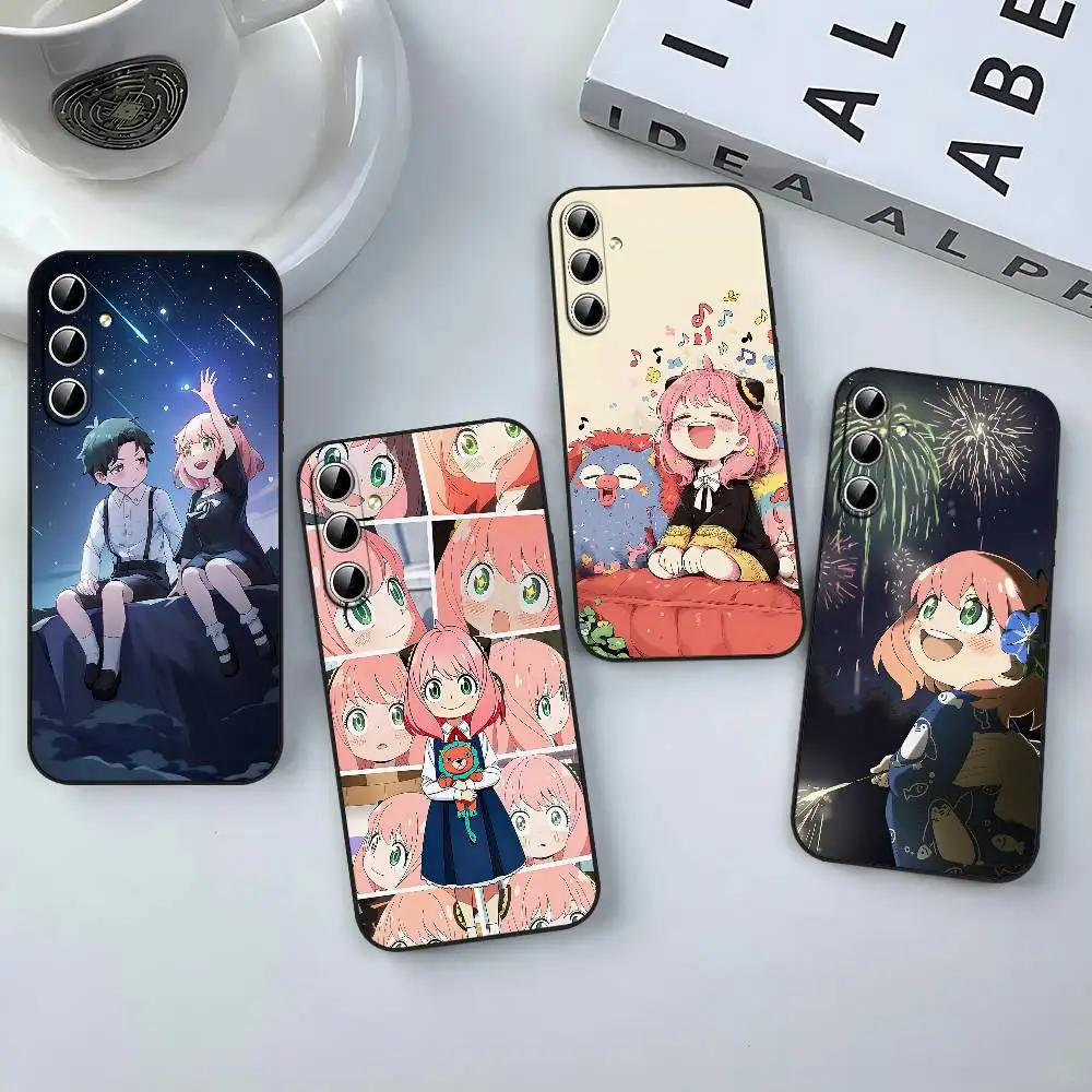 

Anya Phone Case For Samsung Galaxy S24/S25/S22/S30/Note20/Lite/Ultra/5G/Plus/FE Soft Black