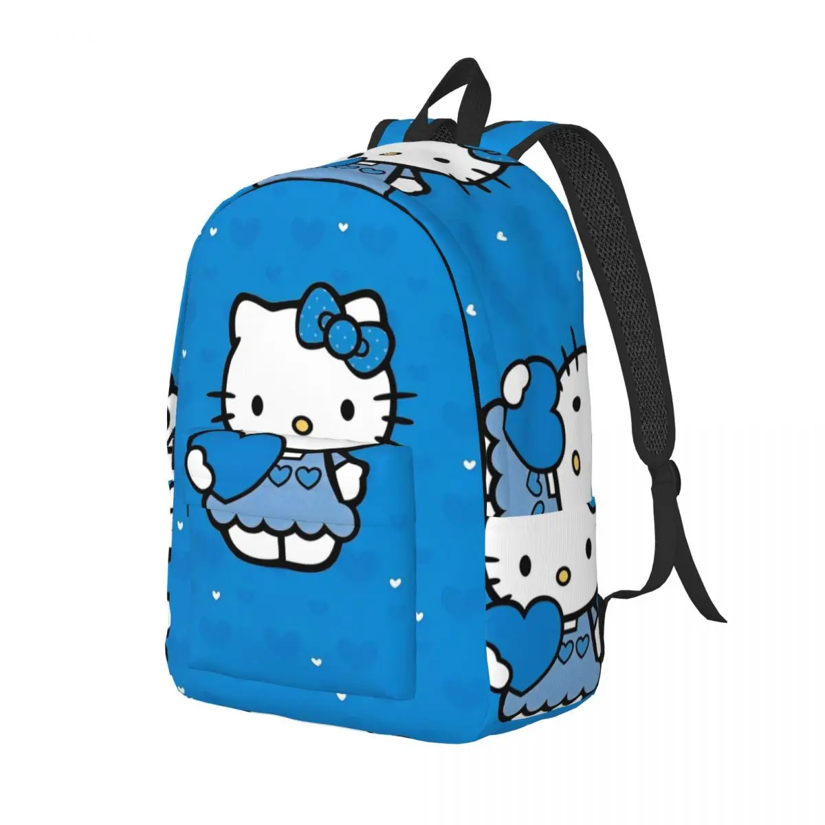 2024 New Hello Kitty Cartoon Backpack Kawaii Backpacks Women Men University Large School Bags Design Rucksack