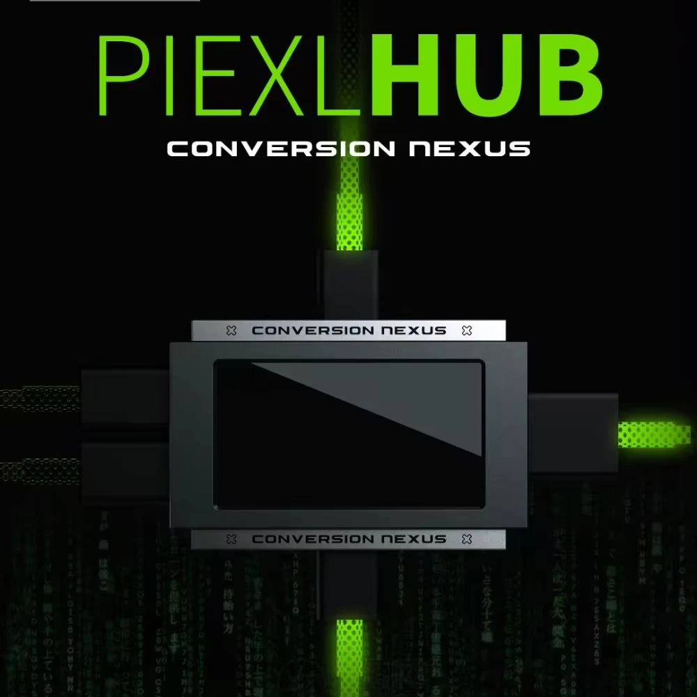 

Huespark & Hmlab - Игровой USB-хаб Piexlhub 1-в-3 - стильное решение для рабочего стола, стабильное питание 8K, разработан для геймеров Hmlab Hemu