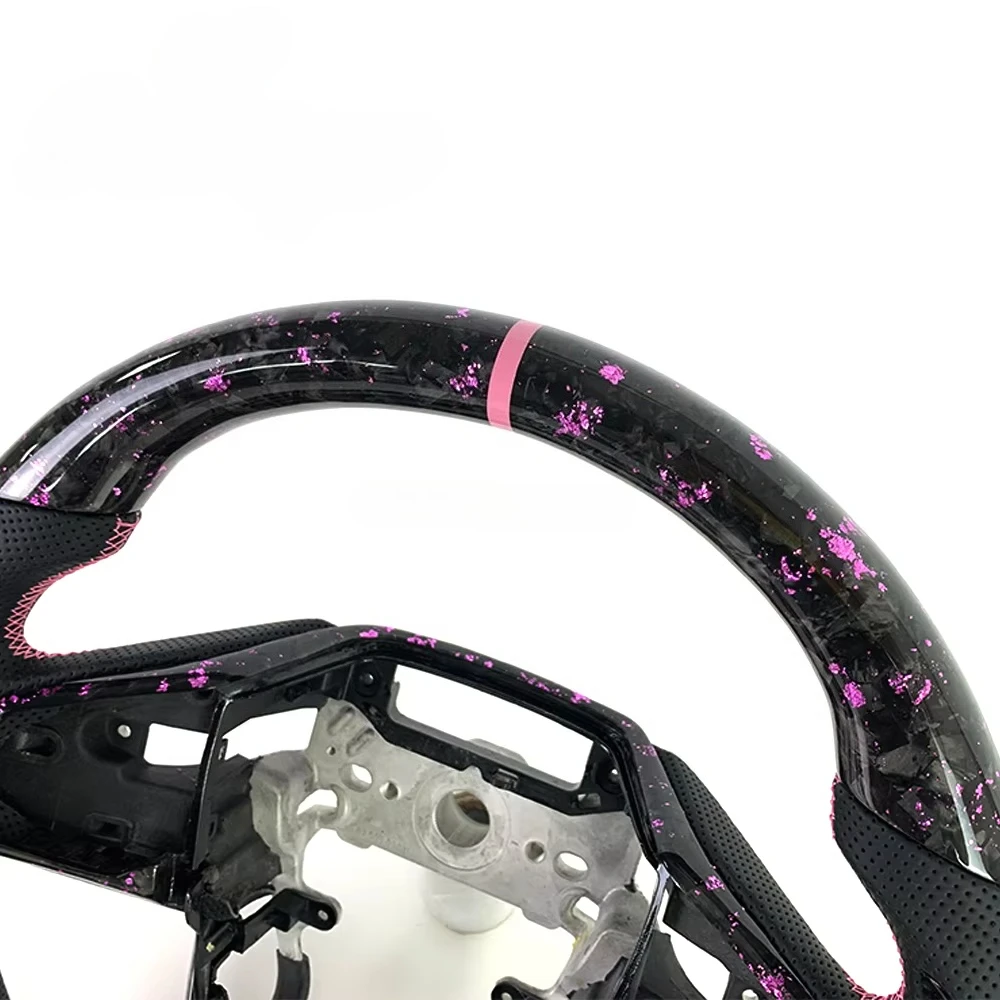 Custom for  Carbon Fiber Cars Racing Style Steering Wheel for  CRV Urv Xrv pilot Insight  Si Fx8 Type R